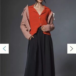 Maeve by Anthropologie The Greta Polo Cardigan Sweater